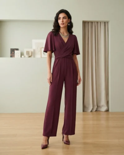 Jumpsuit bordeaux